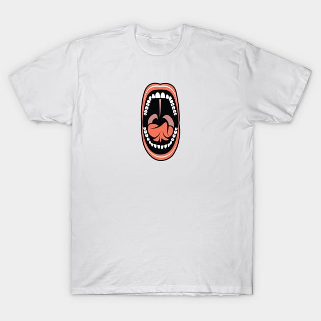 Open Mouth Screaming T-Shirt by MonkeyBusiness